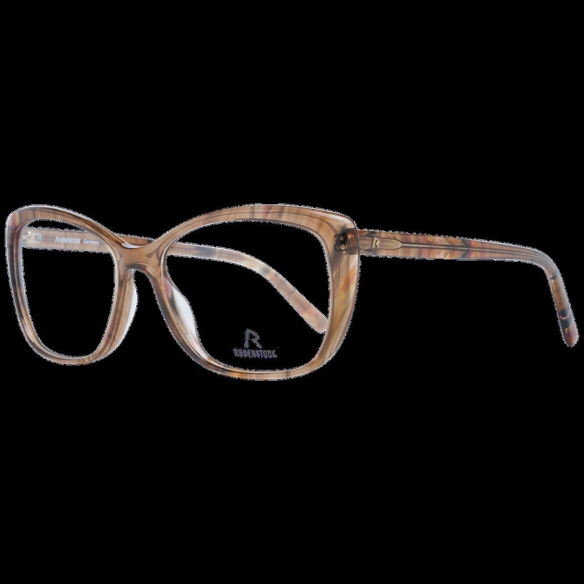 Gemusterte Cat-Eye-Brille mit Vollrand