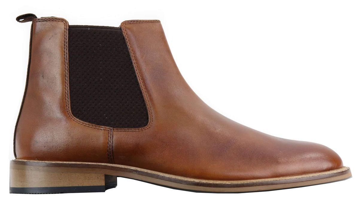 Herren Chelsea Boot aus braunem Leder