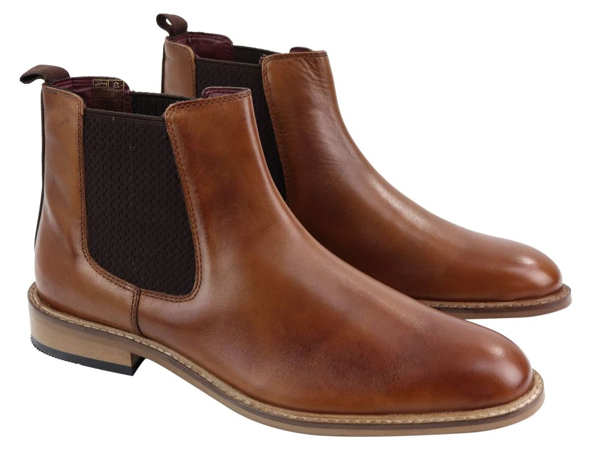 Klassische Chelsea-Boots aus Leder