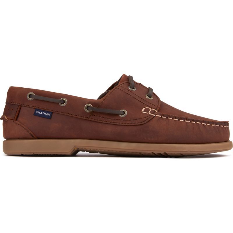 Herren-Leder-Bootsschuhe in Braun