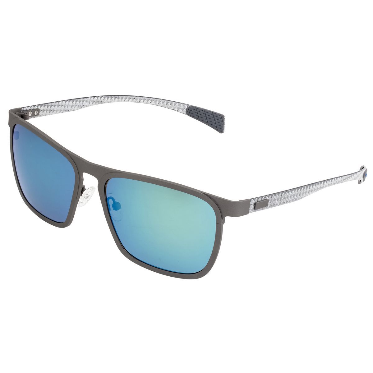 Rechteckige Polarisierte Sonnenbrille mit Titanrahmen