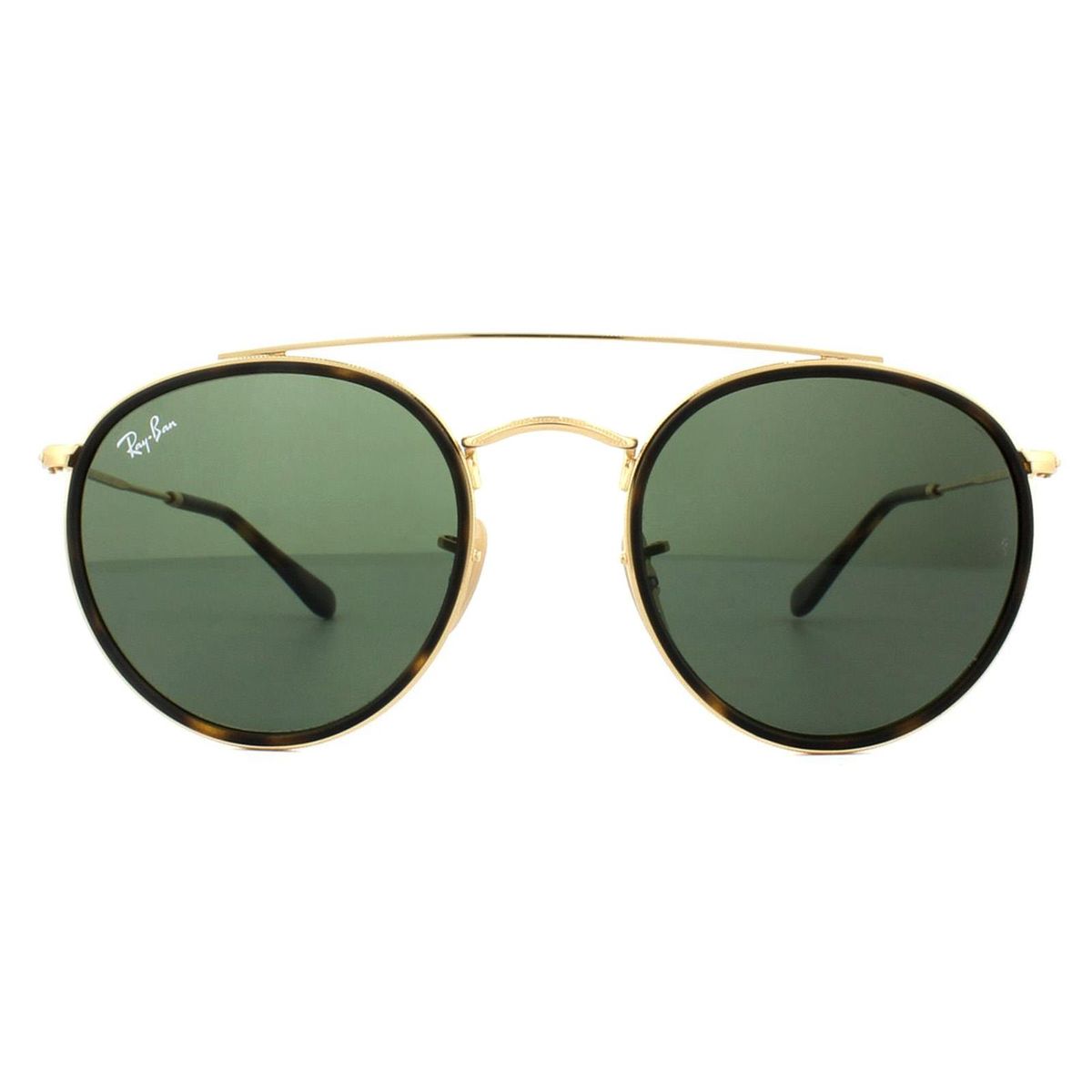 Runde Doppelbrücke Sonnenbrille