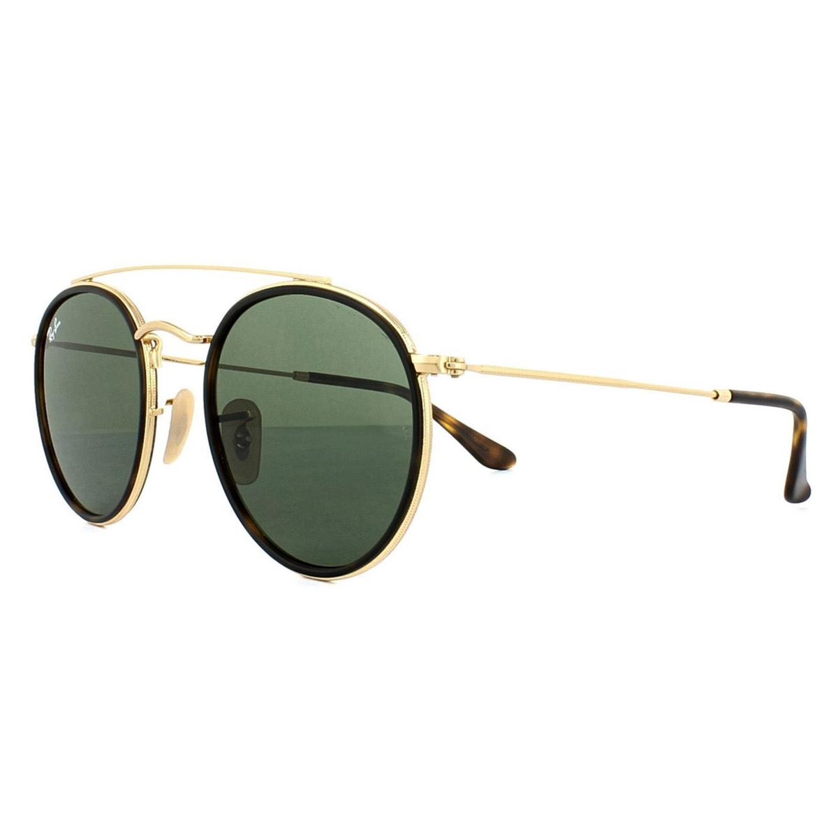 Runde Sonnenbrille mit Doppelsteg