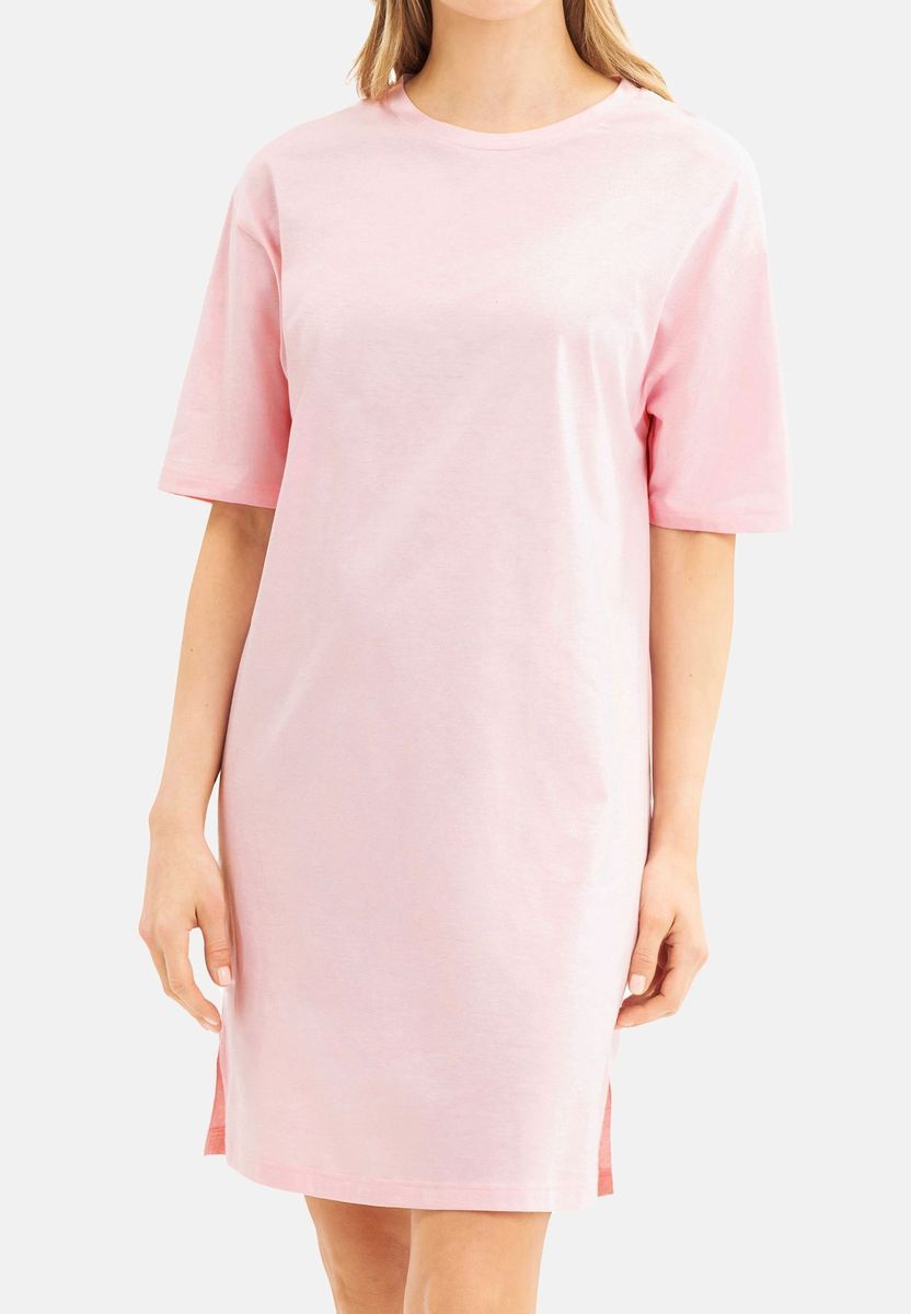 Lässiges Baumwoll-T-Shirt Kleid