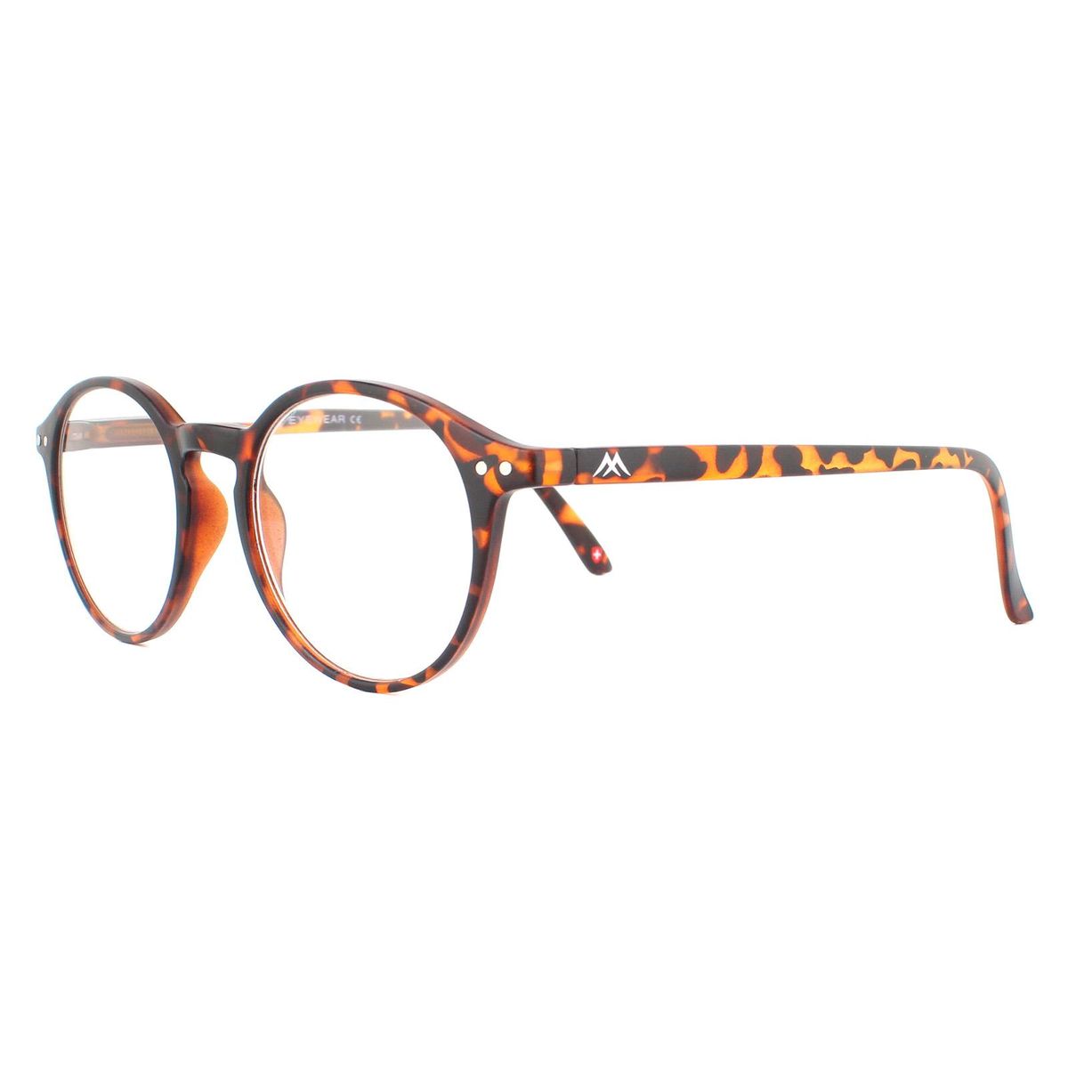 Klassische Runde Lesebrille Schildpatt