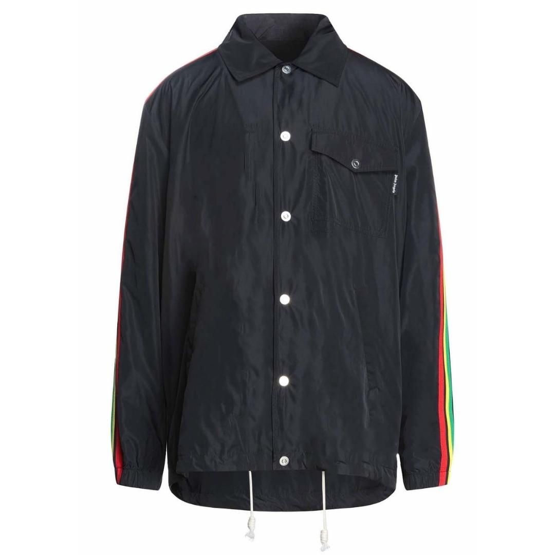 Jacke mit Streifenärmeln und Logo