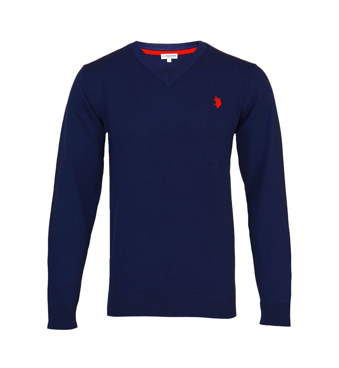 Herren Strickpullover mit V-Ausschnitt