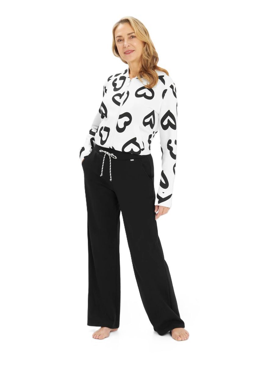 Weite Loungewear-Hose mit Kordelzug