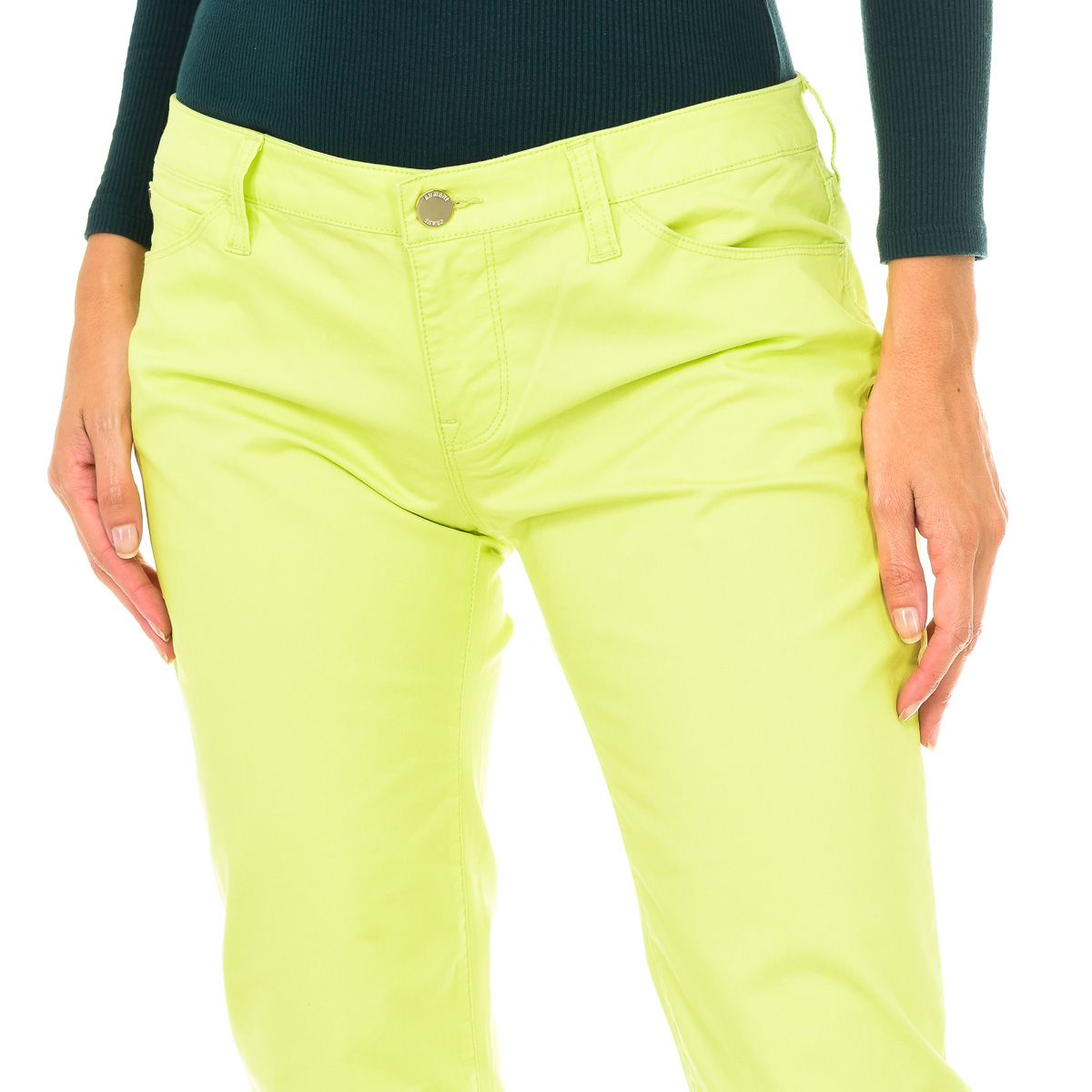 Schmal geschnittene Five-Pocket Stretchhose