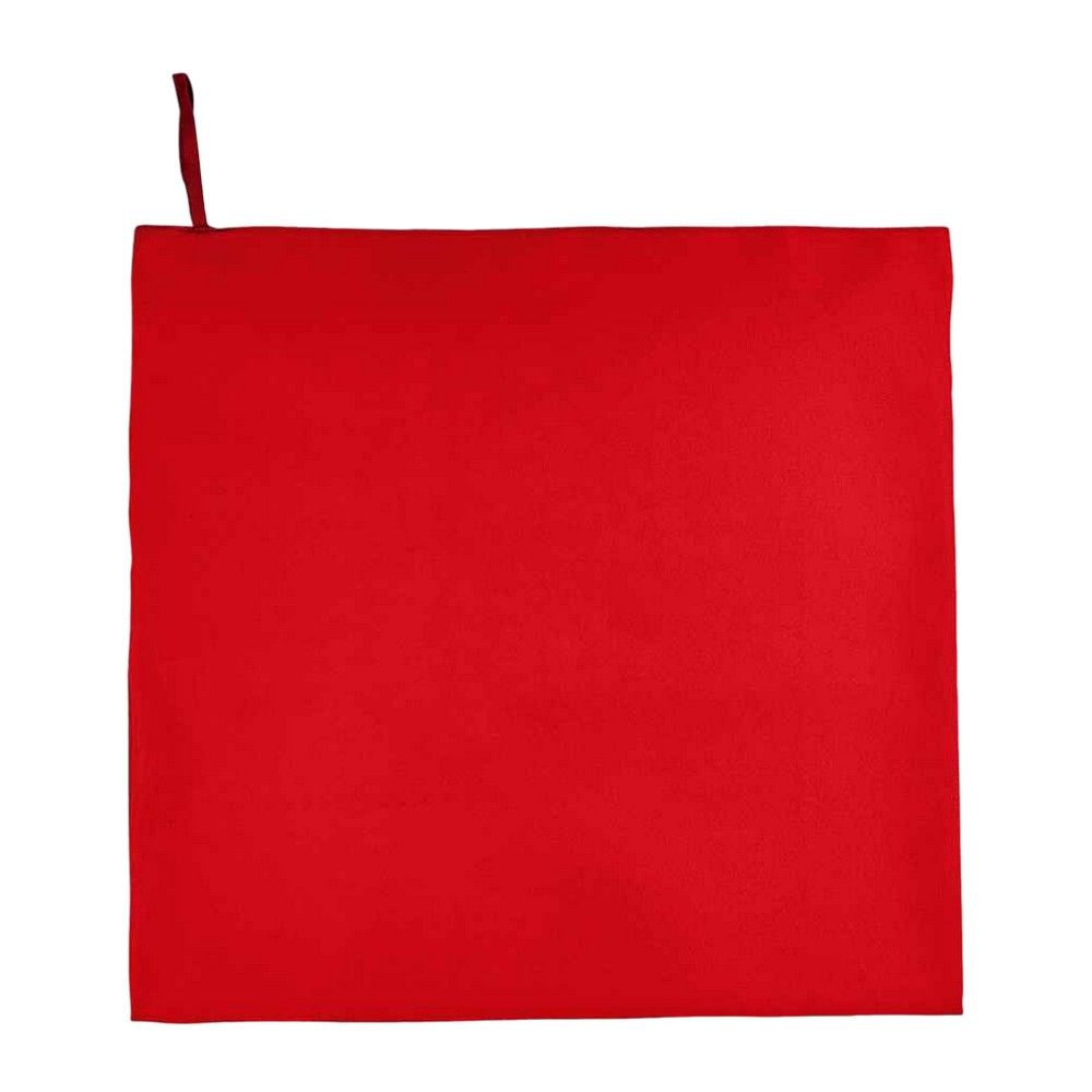 Rotes Mikrofaser Badehandtuch