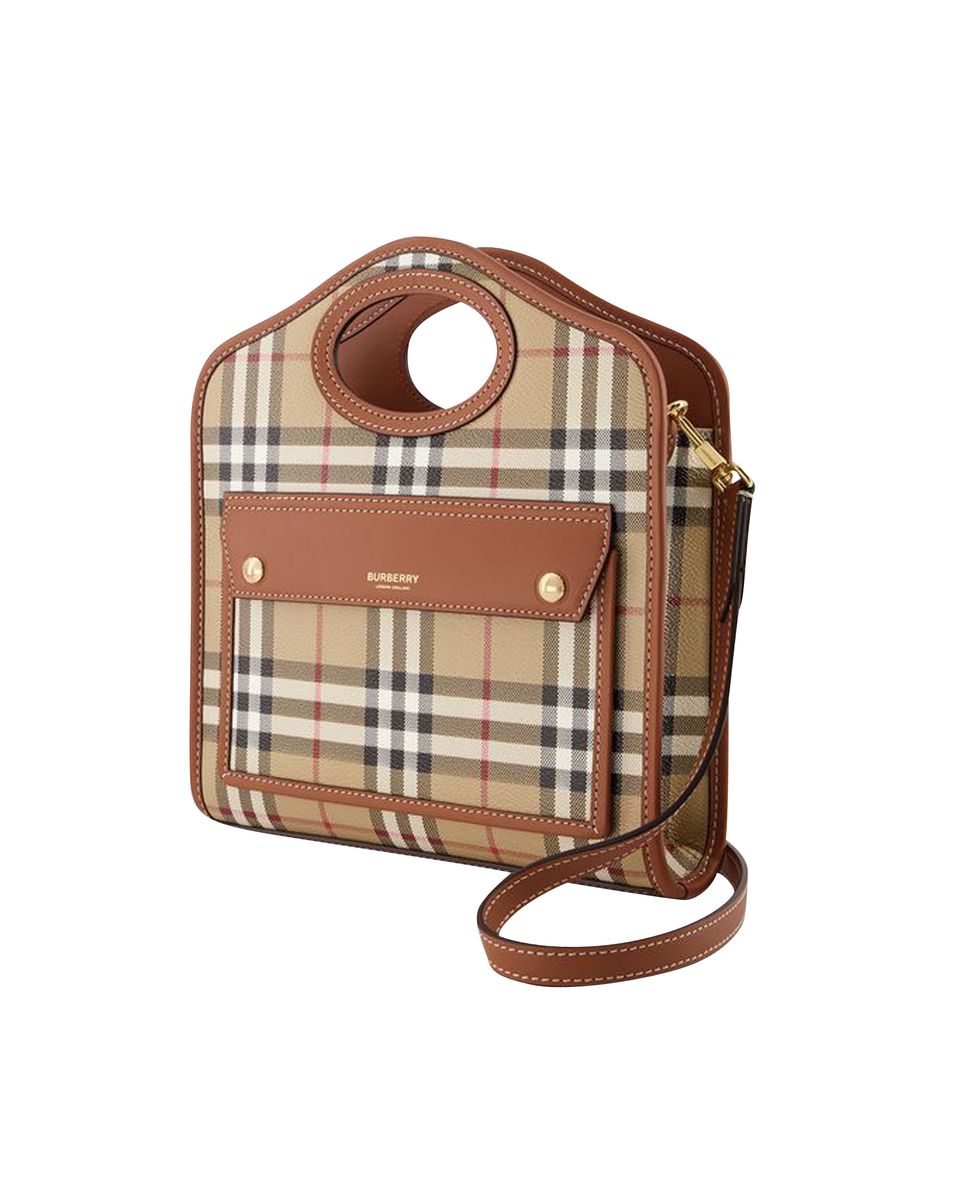 Mini-Tasche mit ikonischem Karomuster