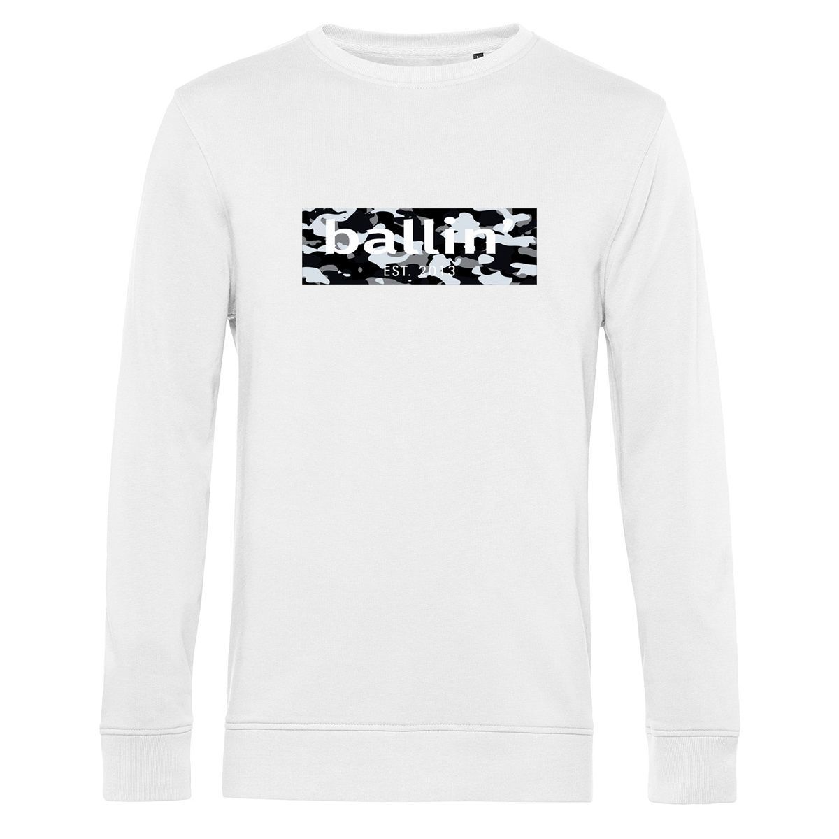 Camouflage Print Rundhals Sweatshirt
