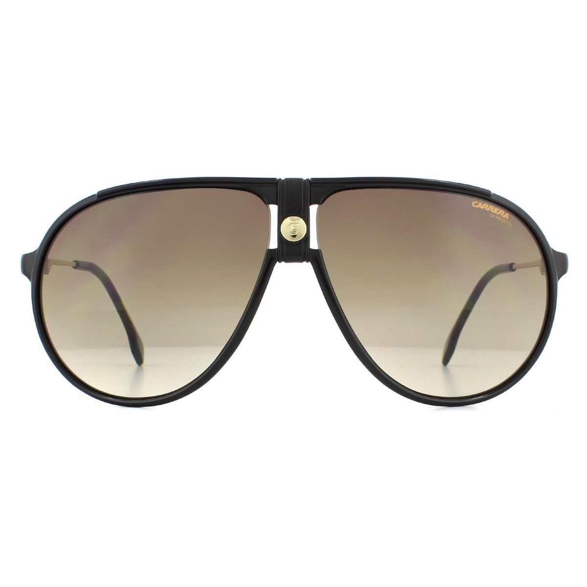 Pilotenbrille mit schwarzem Rahmen