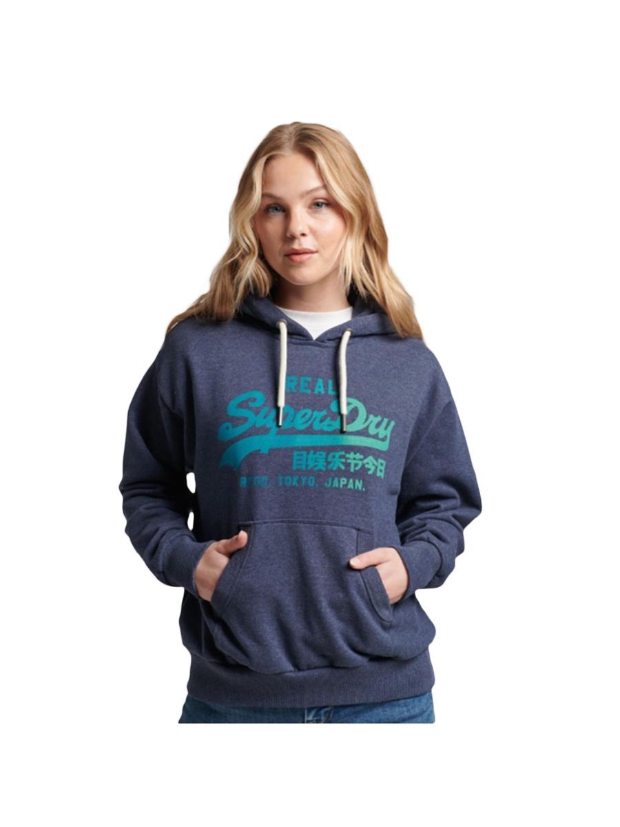 Damen Vintage Logo Kapuzenpullover
