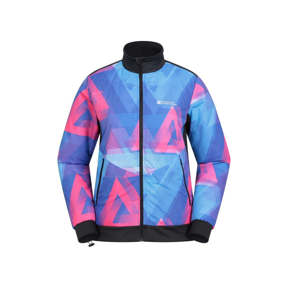 Wattierte Winddichte Radfahrjacke für Damen