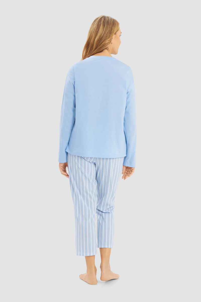 Baumwoll-Schlafshirt mit entspannter Passform