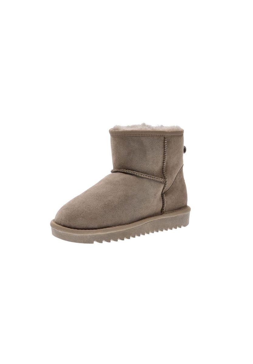 Damen Wildleder Kurze Winterstiefel