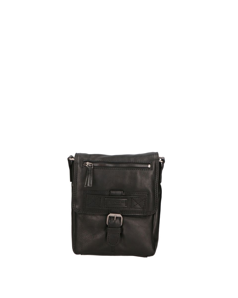 Leder Überschlag Messenger Tasche