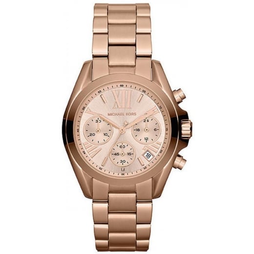 Elegante Roségold Chronograph Uhr
