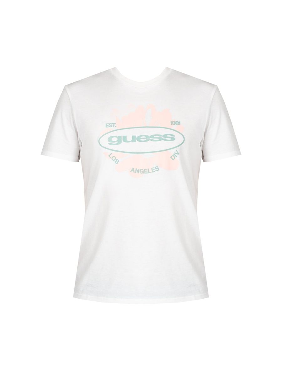 Guess LA Logo Grafik T-Shirt