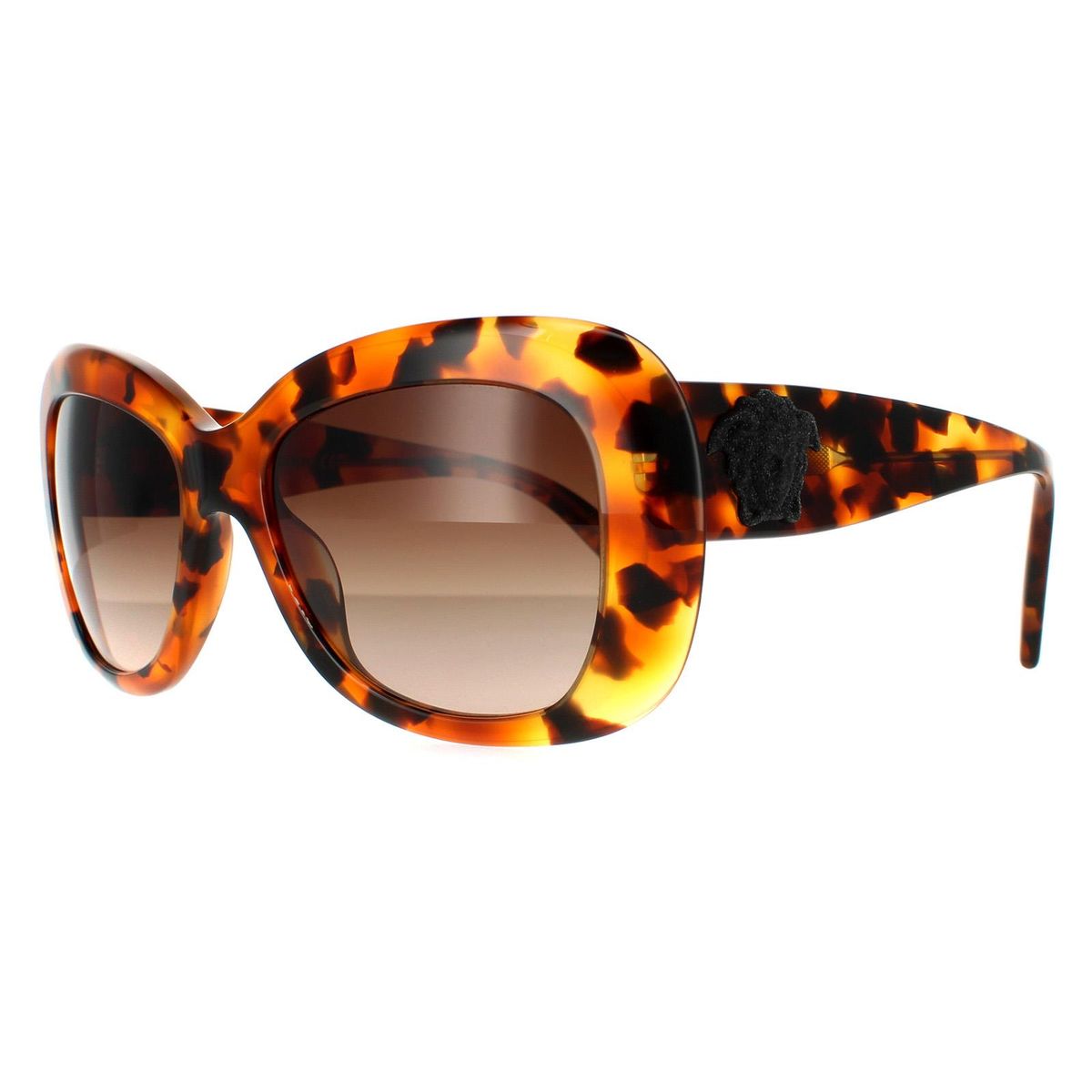Schicke Oversized-Sonnenbrille in Schildpatt-Optik