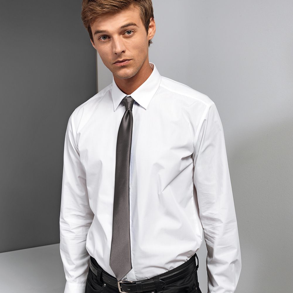 Elegante Satin-Clip-Krawatte