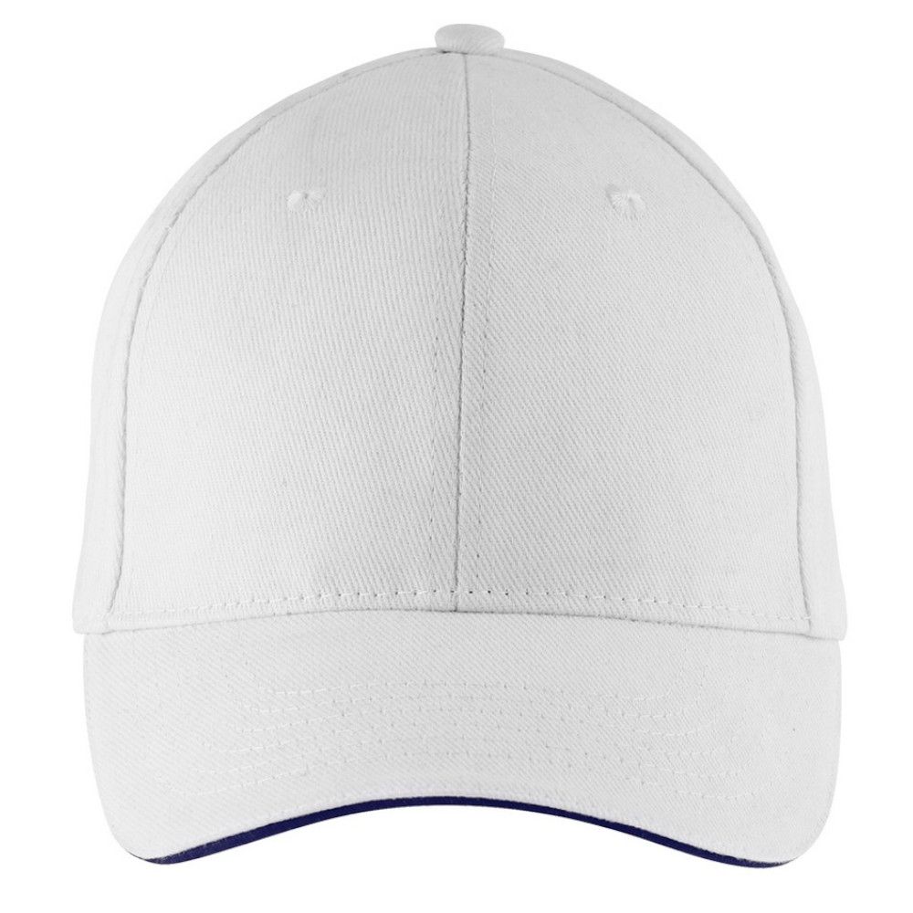 Klassische Baseballkappe mit Kontrastbesatz