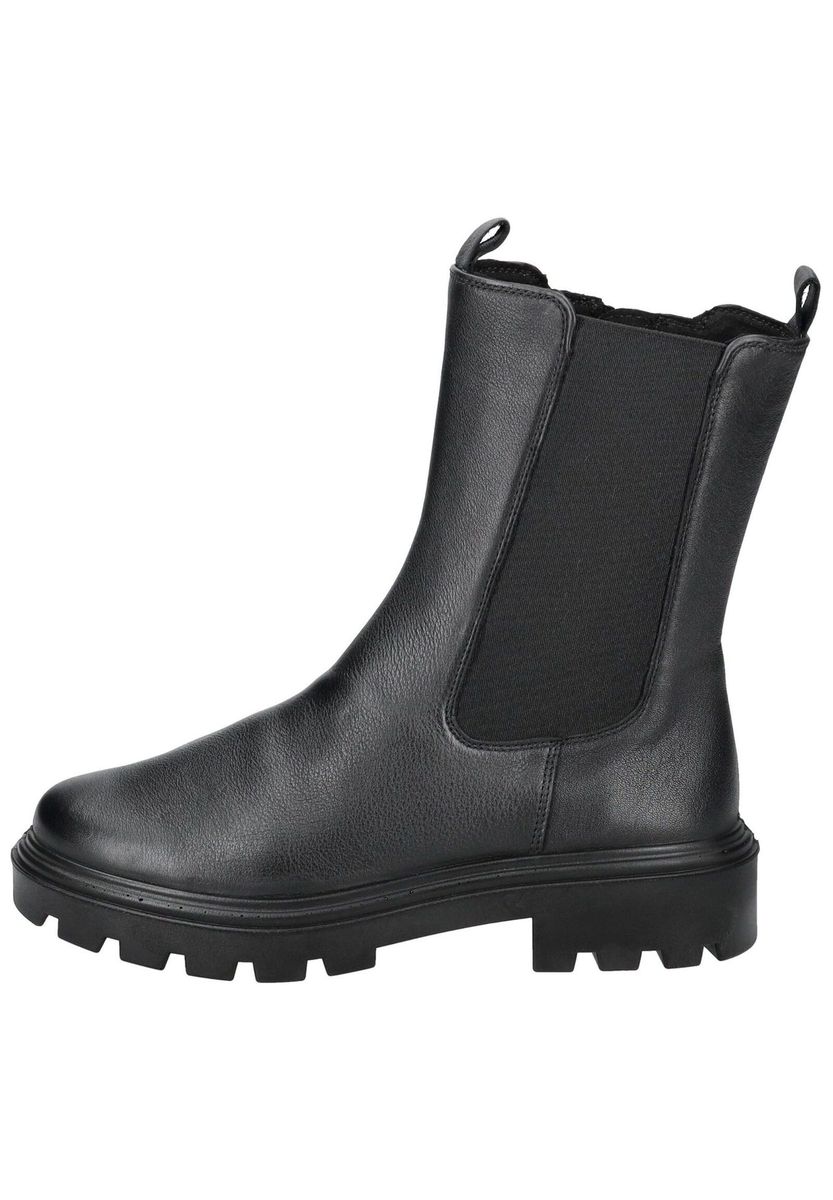 Klassische Chelsea Leder Stiefelette