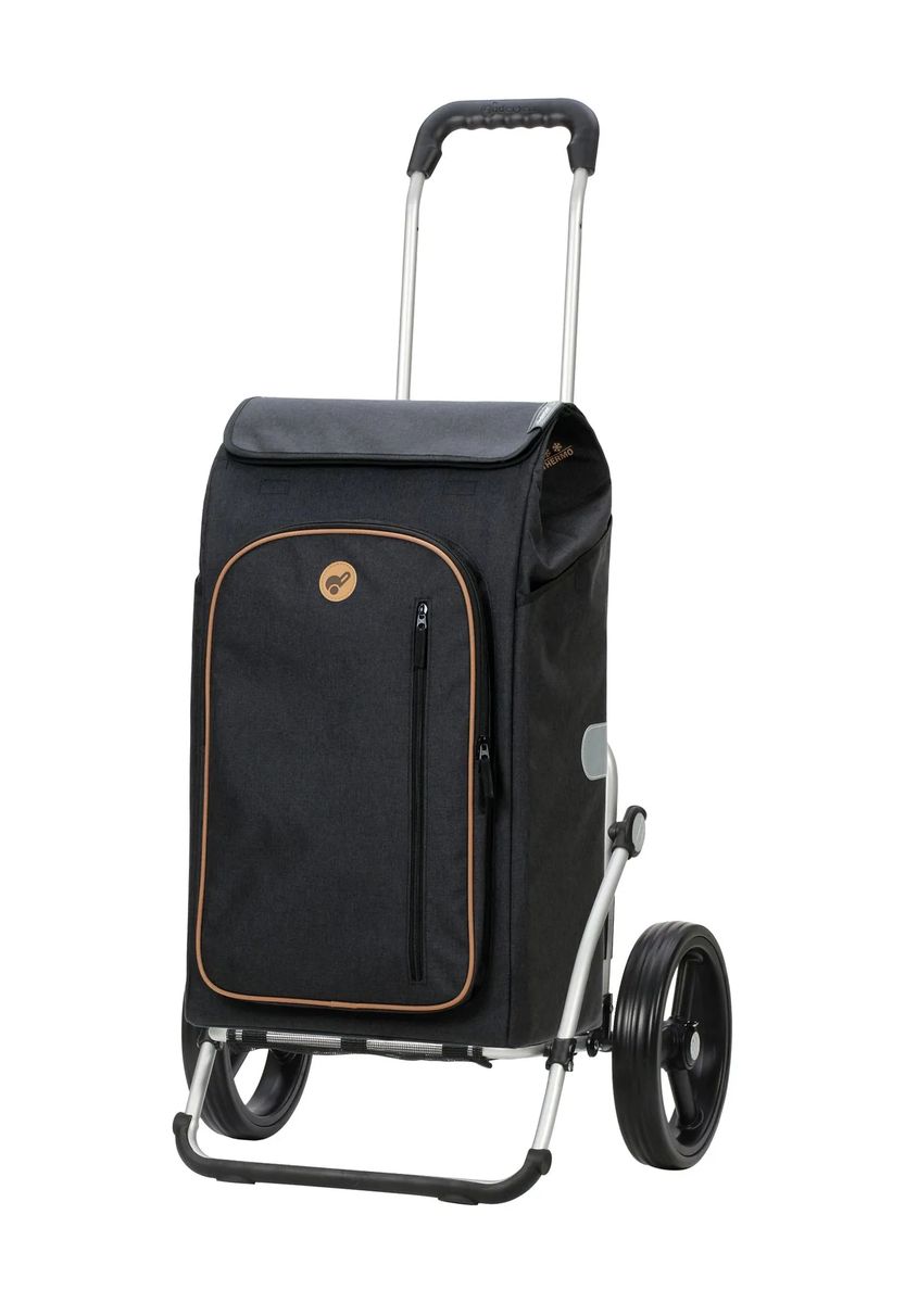Andersen® Royal Shopper "Folke", wasserabweisend, Tasche leicht abnehmbar, schwarz, schwarz|grau