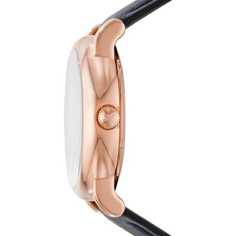Automatikuhr mit Skelett-Zifferblatt und Lederarmband