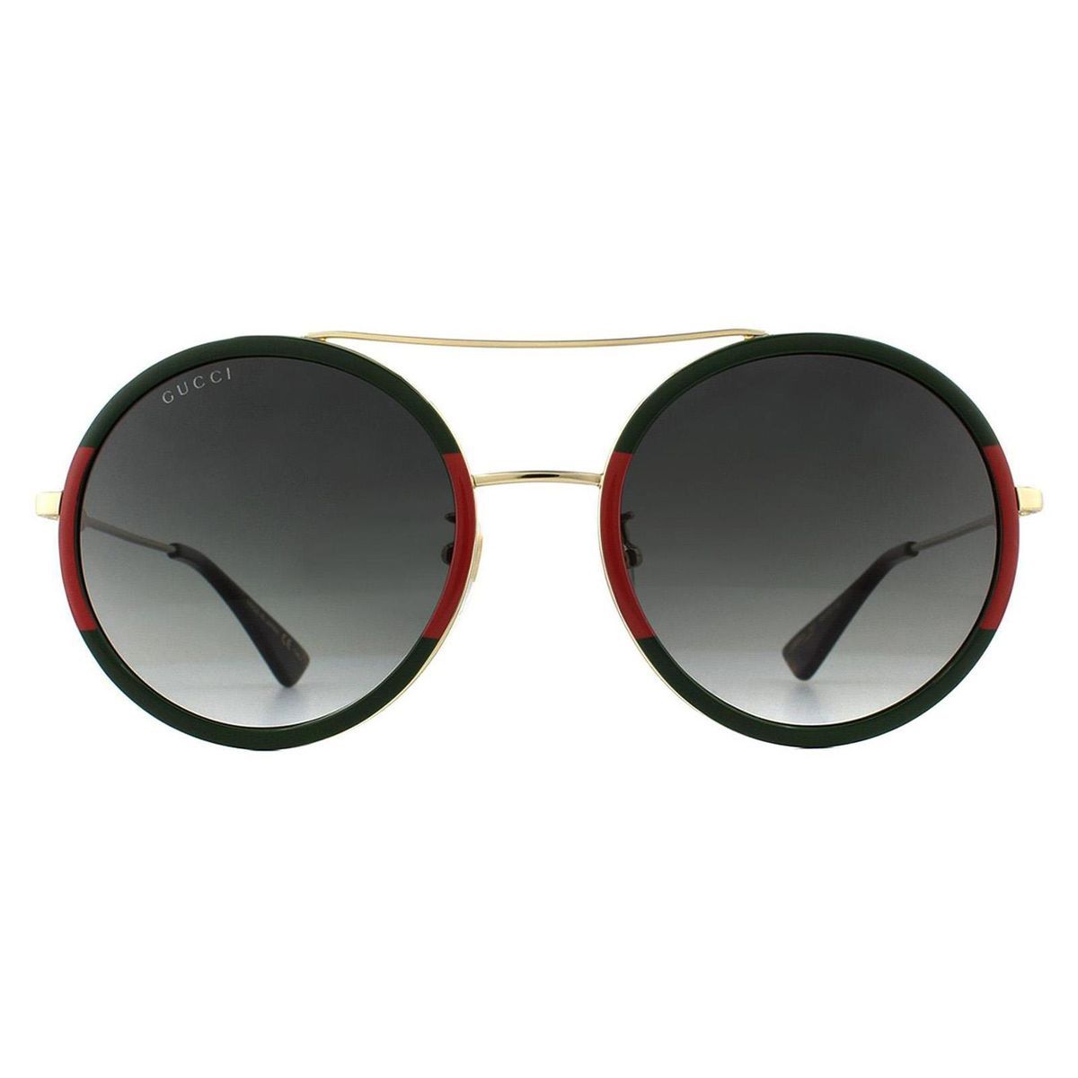 Runde Sonnenbrille mit Web-Detail