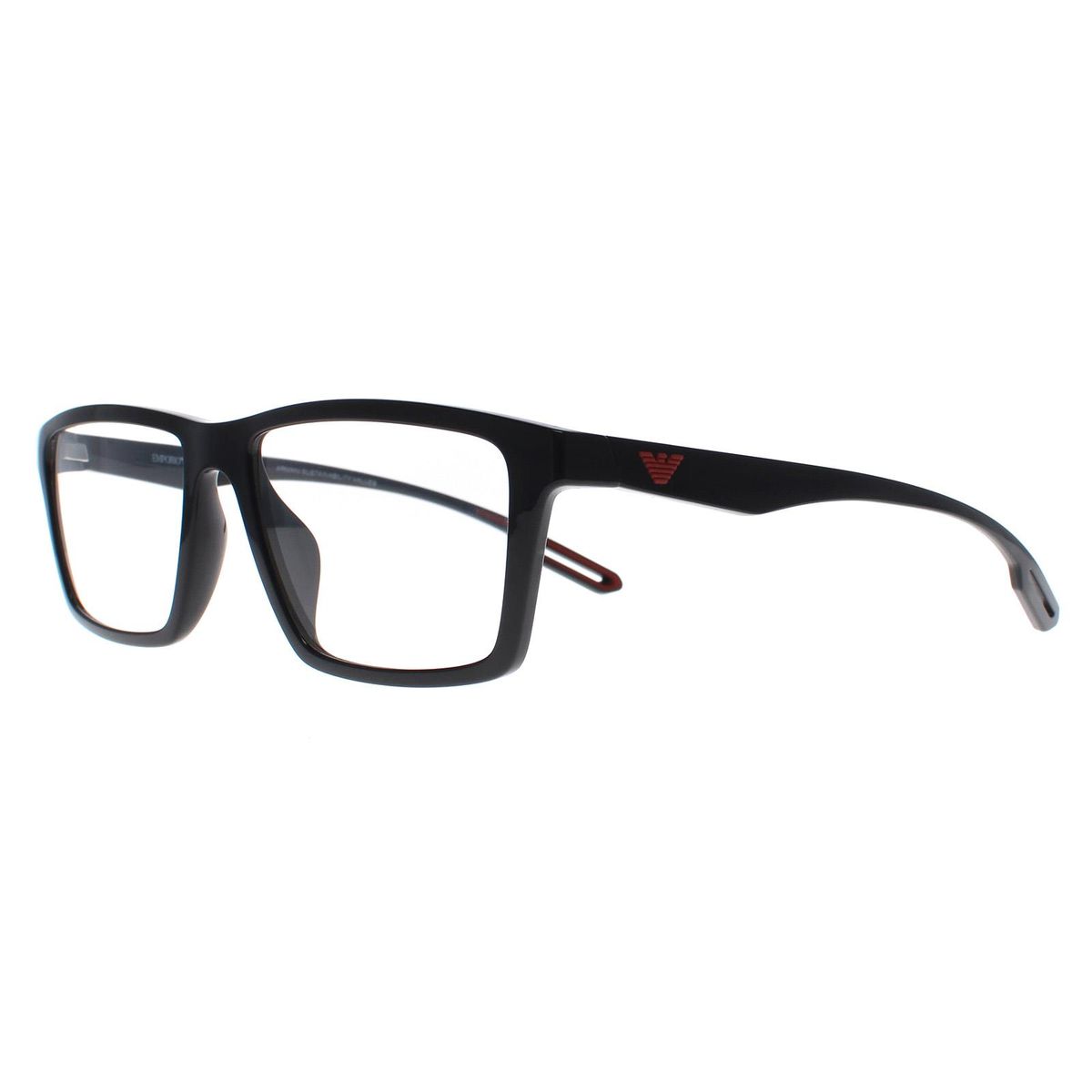 Polierte rechteckige Vollrand-Sonnenbrille