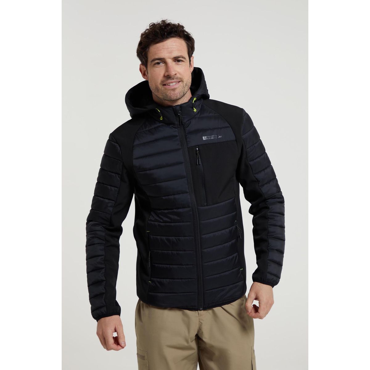 Mountain Warehouse - "Turbine II" Steppjacke für Herren (Pechschwarz)