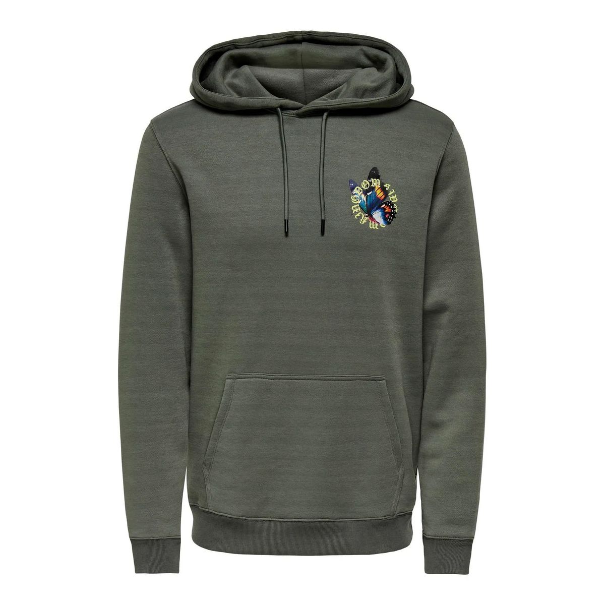 Herren Kapuzenpullover mit Grafikdruck