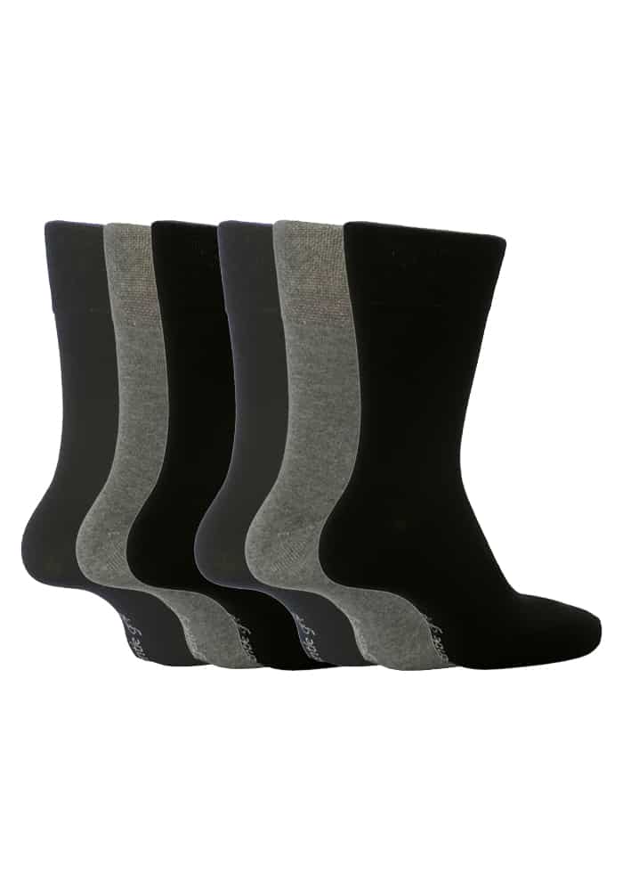Gentle Grip - 6 Paar Herren Gentle Grip nicht elastische Socken - MGG101
