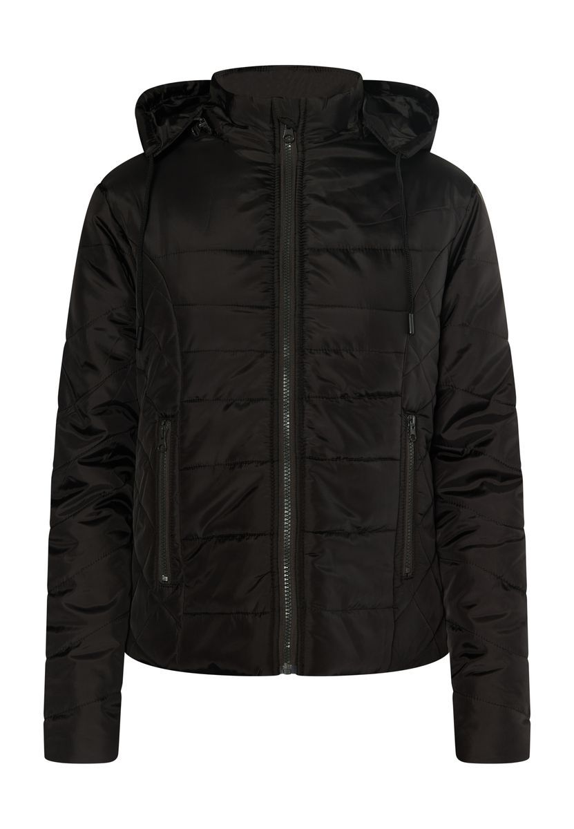 Leichte Wattierte Jacke mit Kapuze