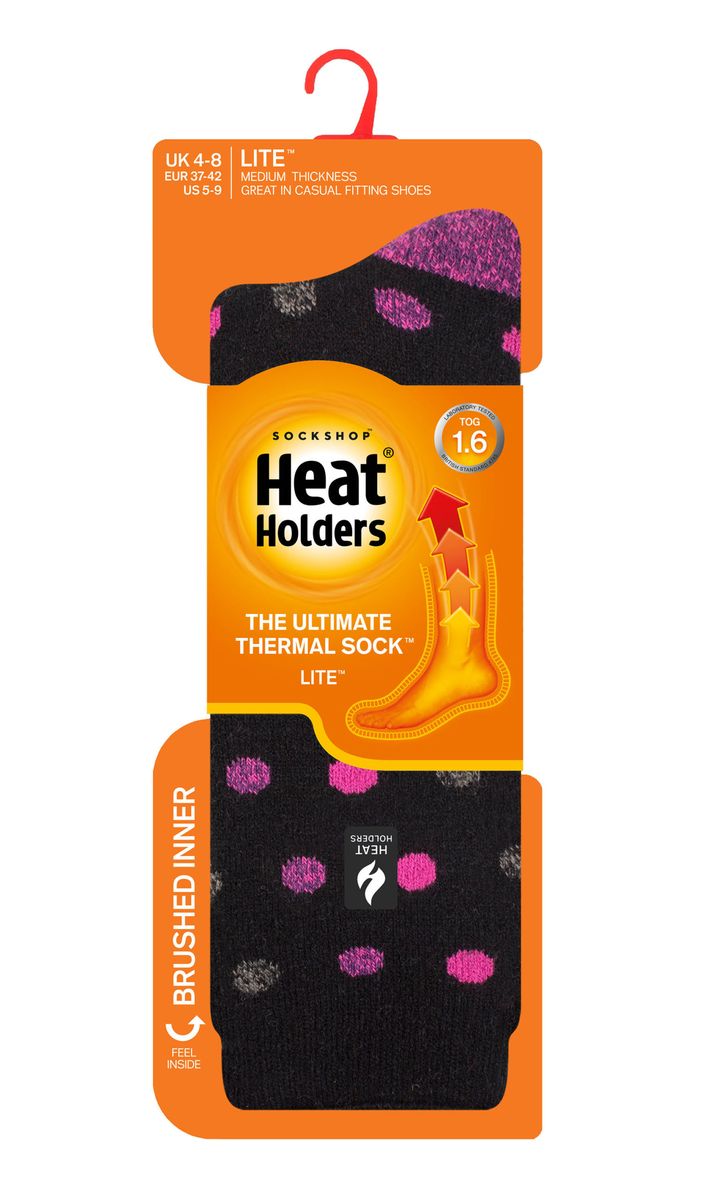 Thermosocken mit Polka Dots