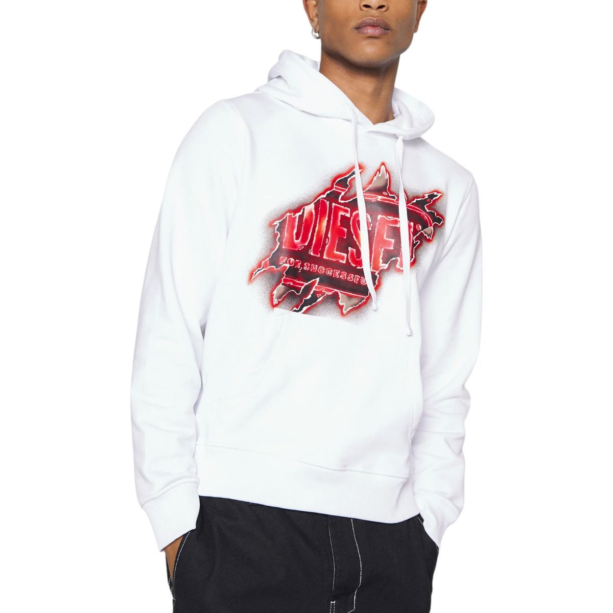 Herren Casual Kapuzenpullover mit Grafikprint