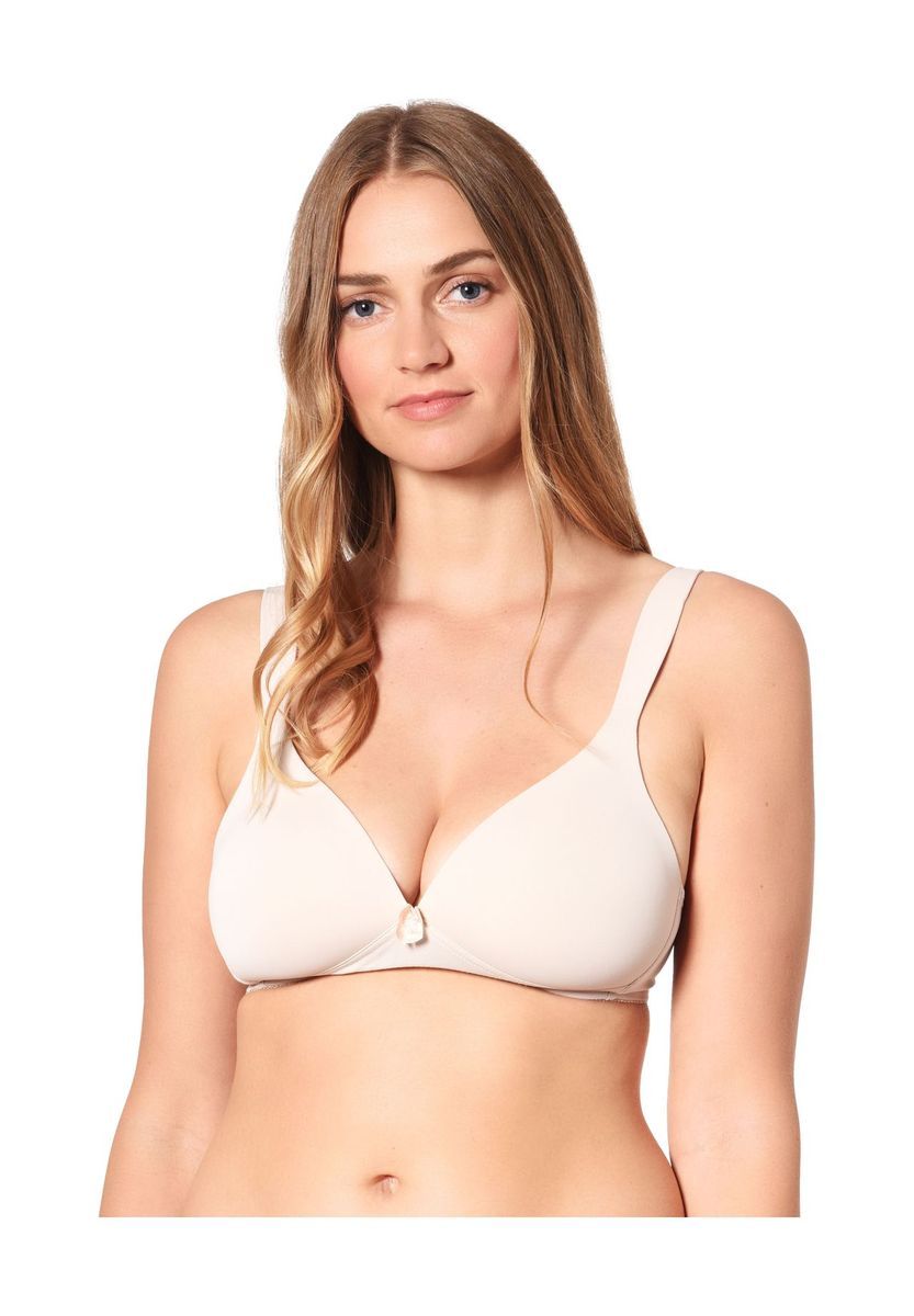 Nahtloser beiger Alltags-Komfort-BH