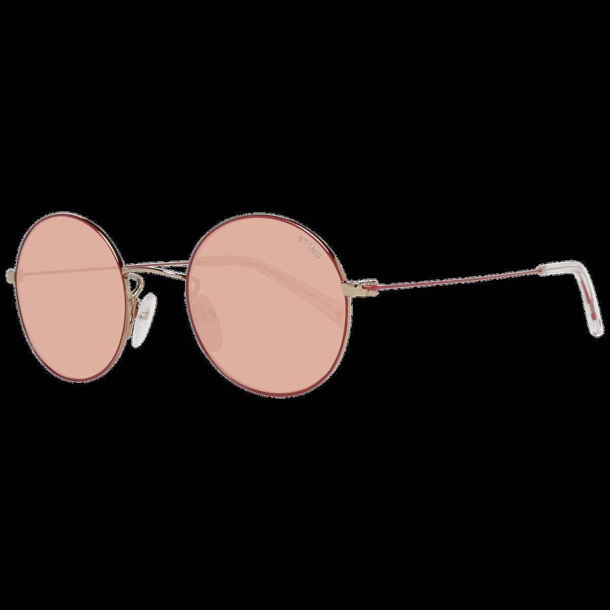 Runde Burgunder Sonnenbrille
