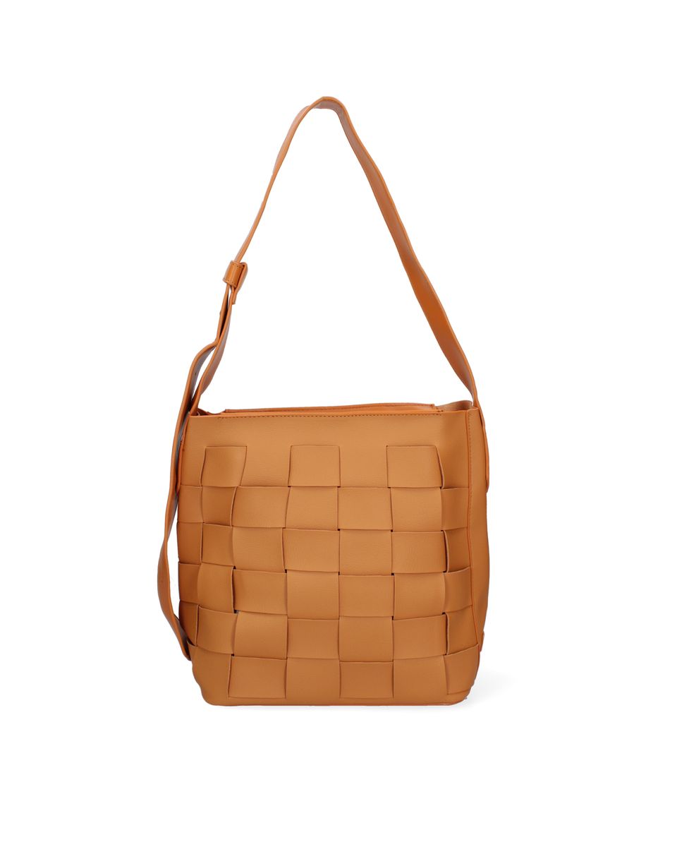 Gewebte Schultertasche mit verstellbarem Riemen