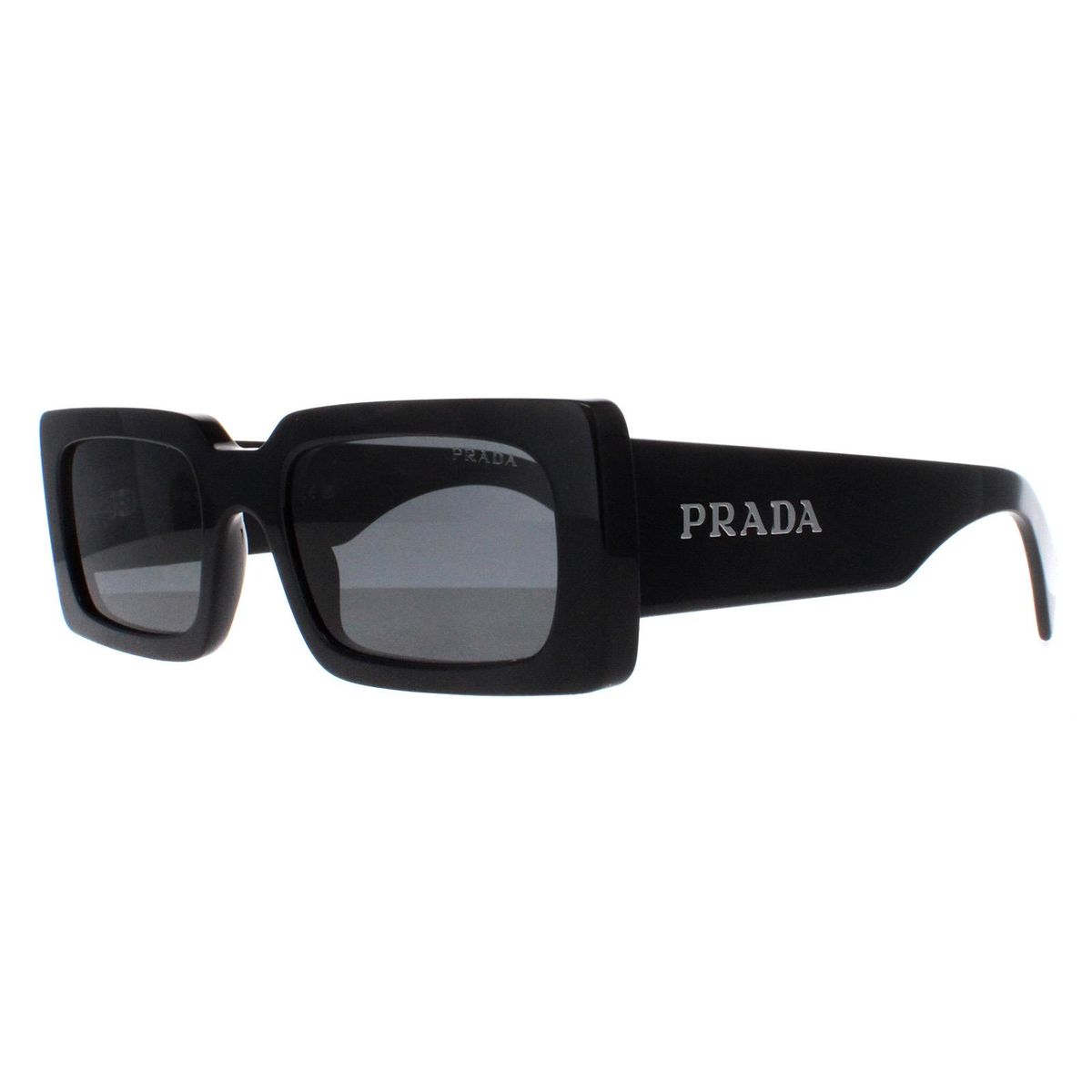 Markante rechteckige Acetat-Sonnenbrille