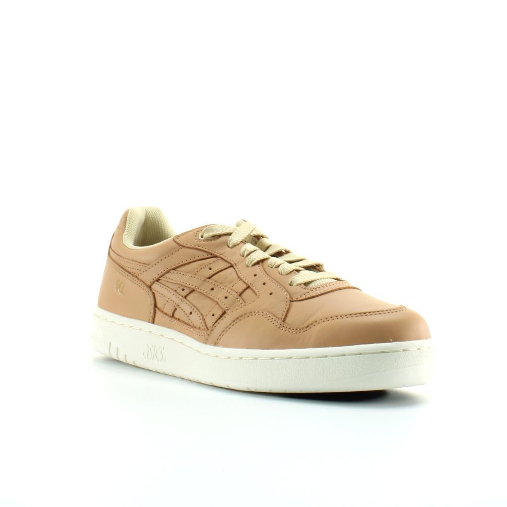 Beige Leder Tennisschuh