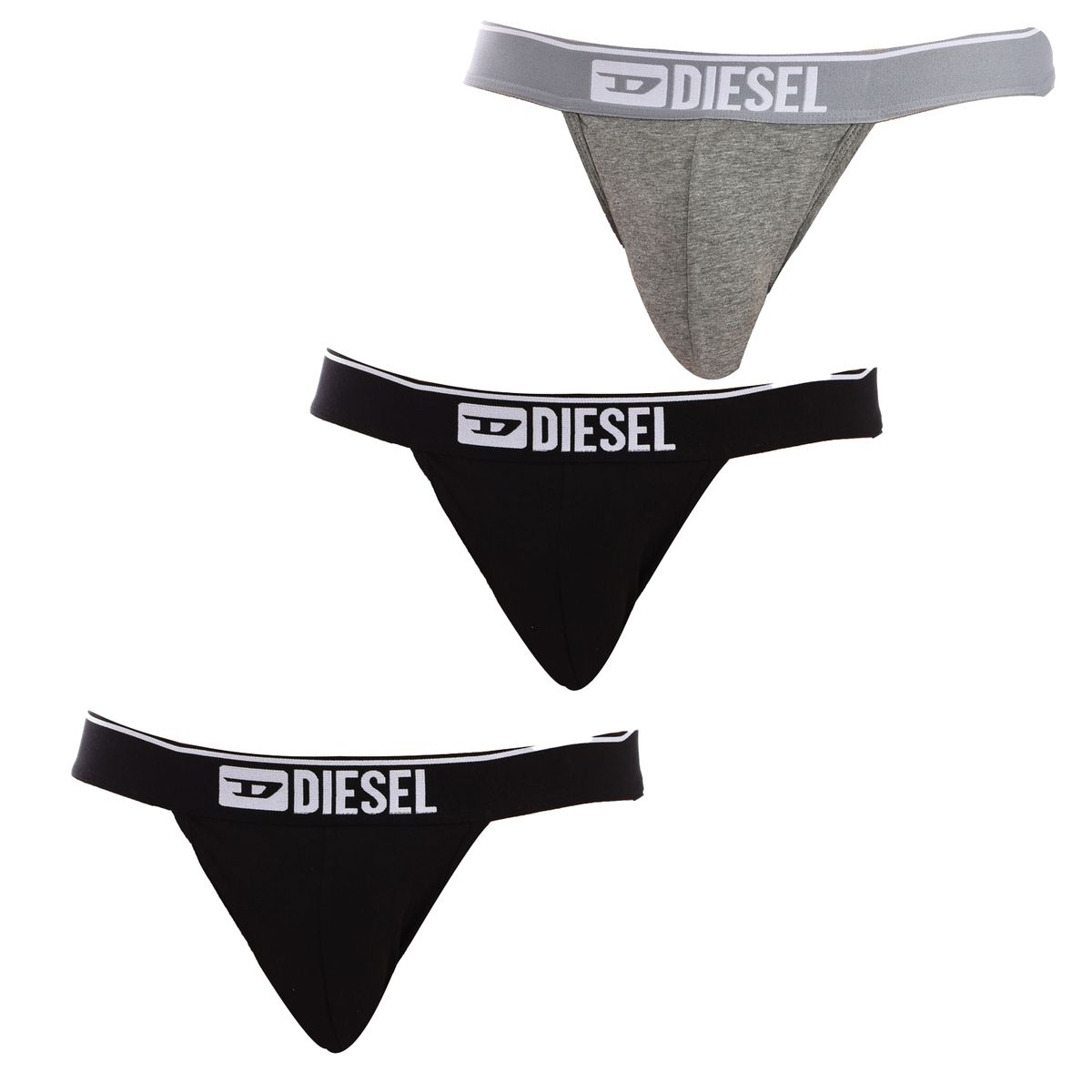 Diesel Atmungsaktives Jockstrap-Set aus Baumwollmischung
