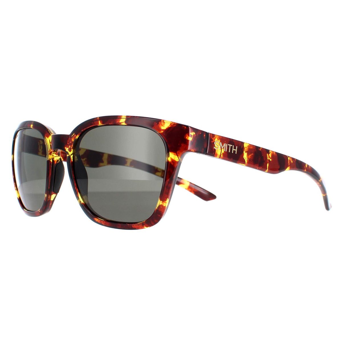 Eckige Sonnenbrille mit Schildpatt-Muster