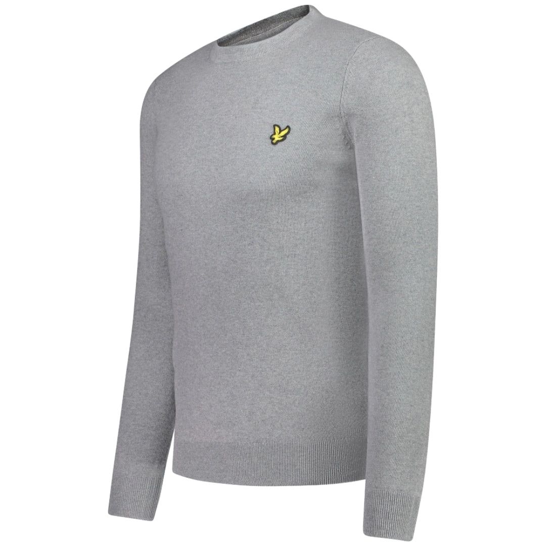 Klassischer Strickpullover mit Rundhalsausschnitt