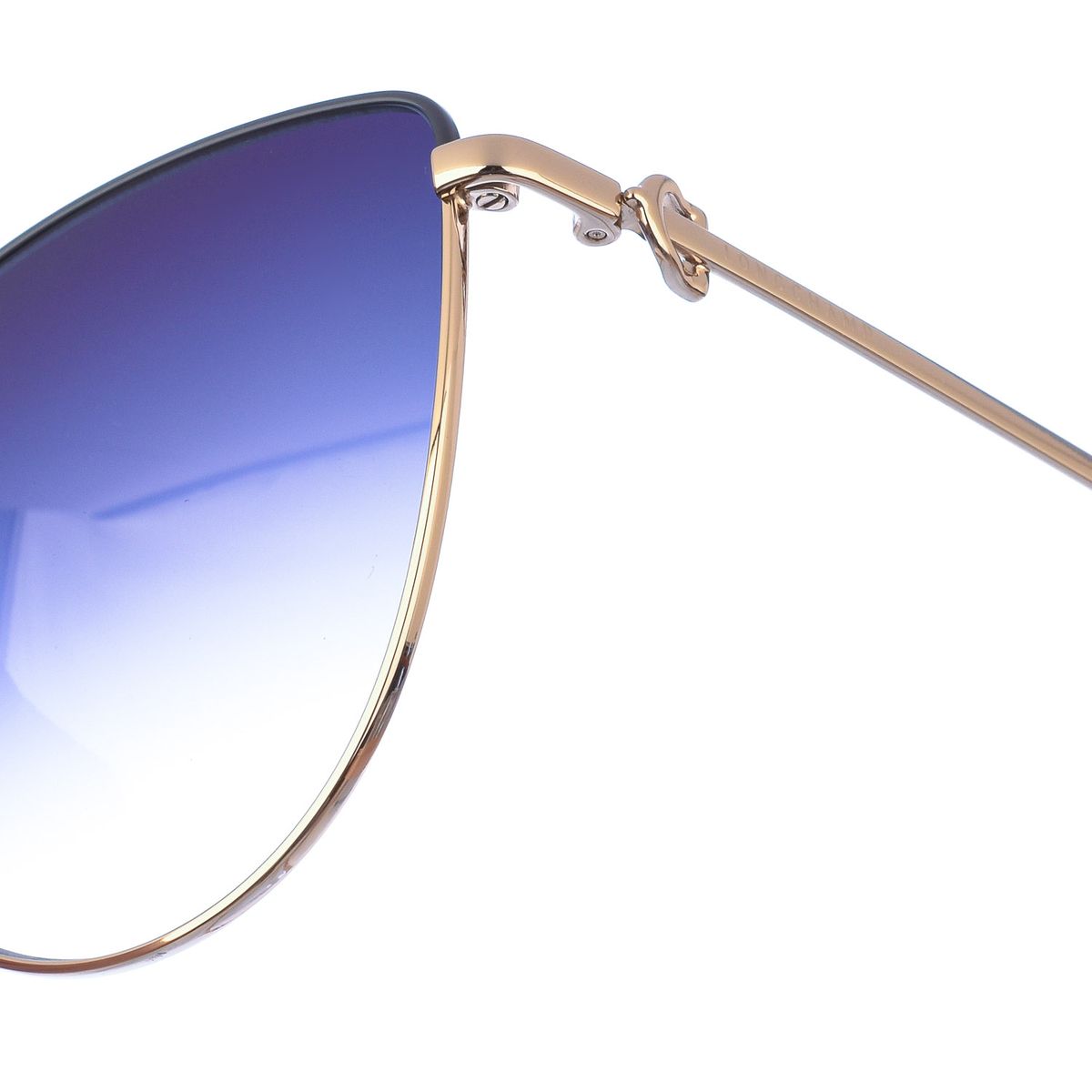 Elegante Cat-Eye-Sonnenbrille aus Metall