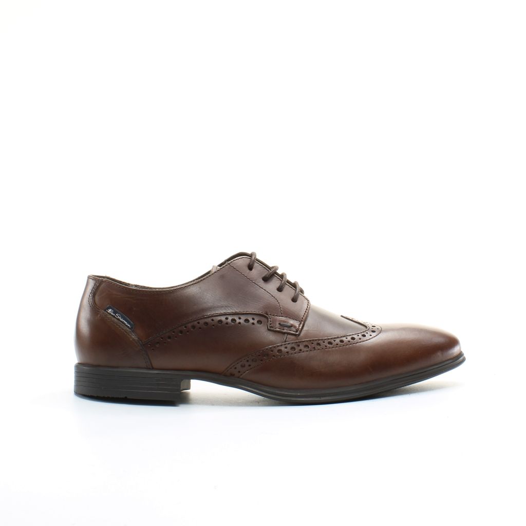 Klassische Leder Wingtip Oxford Schuhe