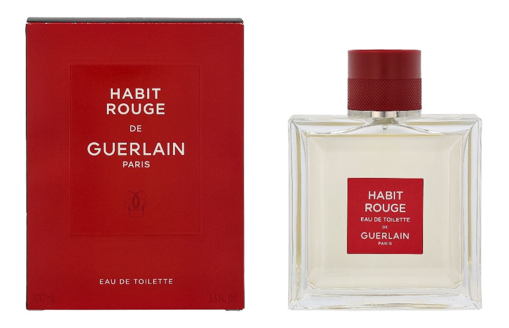 Guerlain Habit Rouge Edt Spray.