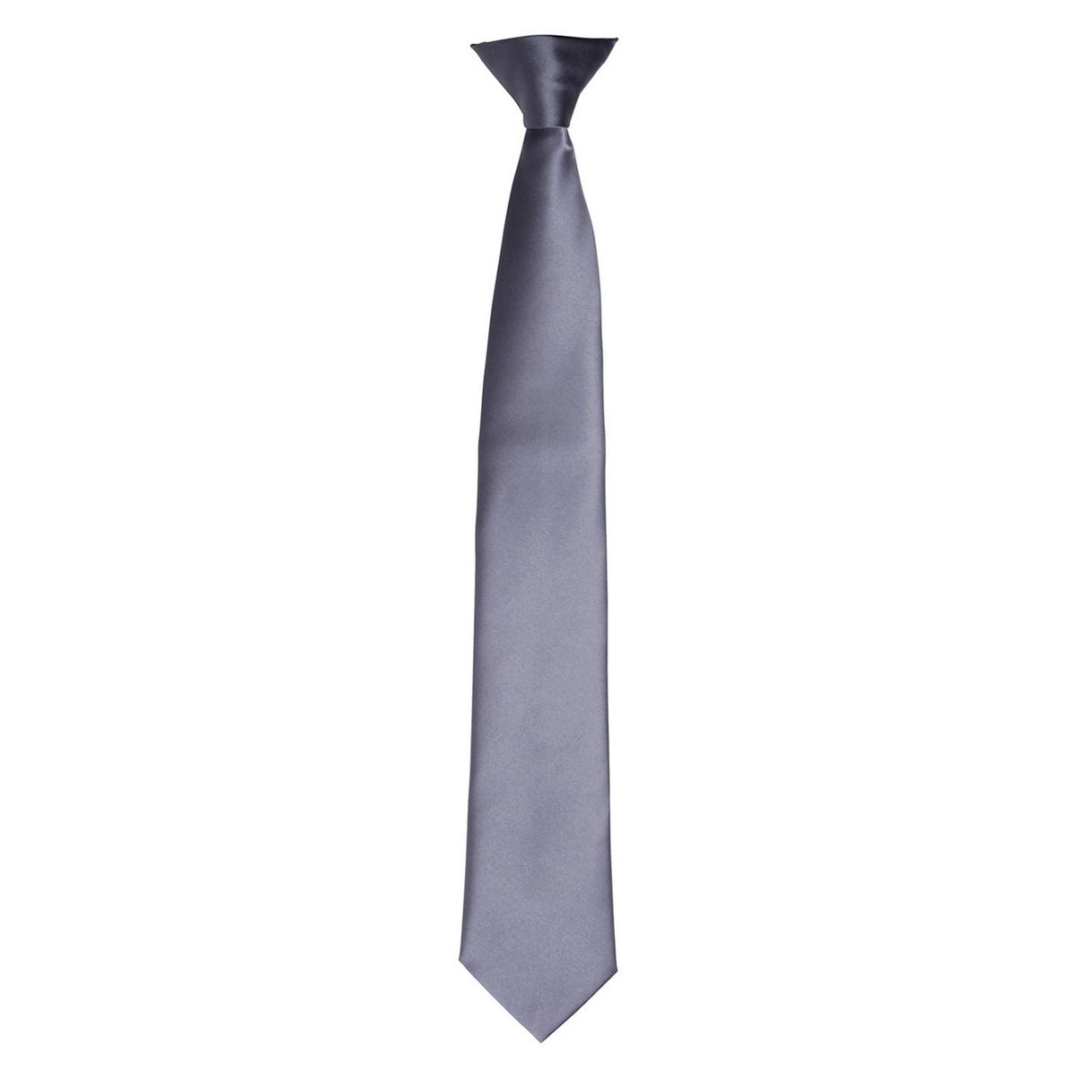 Herren Krawatte mit Clip in Uni